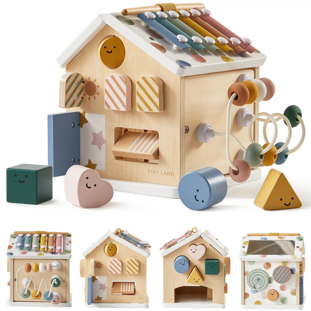 Tiny Land® Cottage Activity Cube - Morandi - The Baby Penguin
