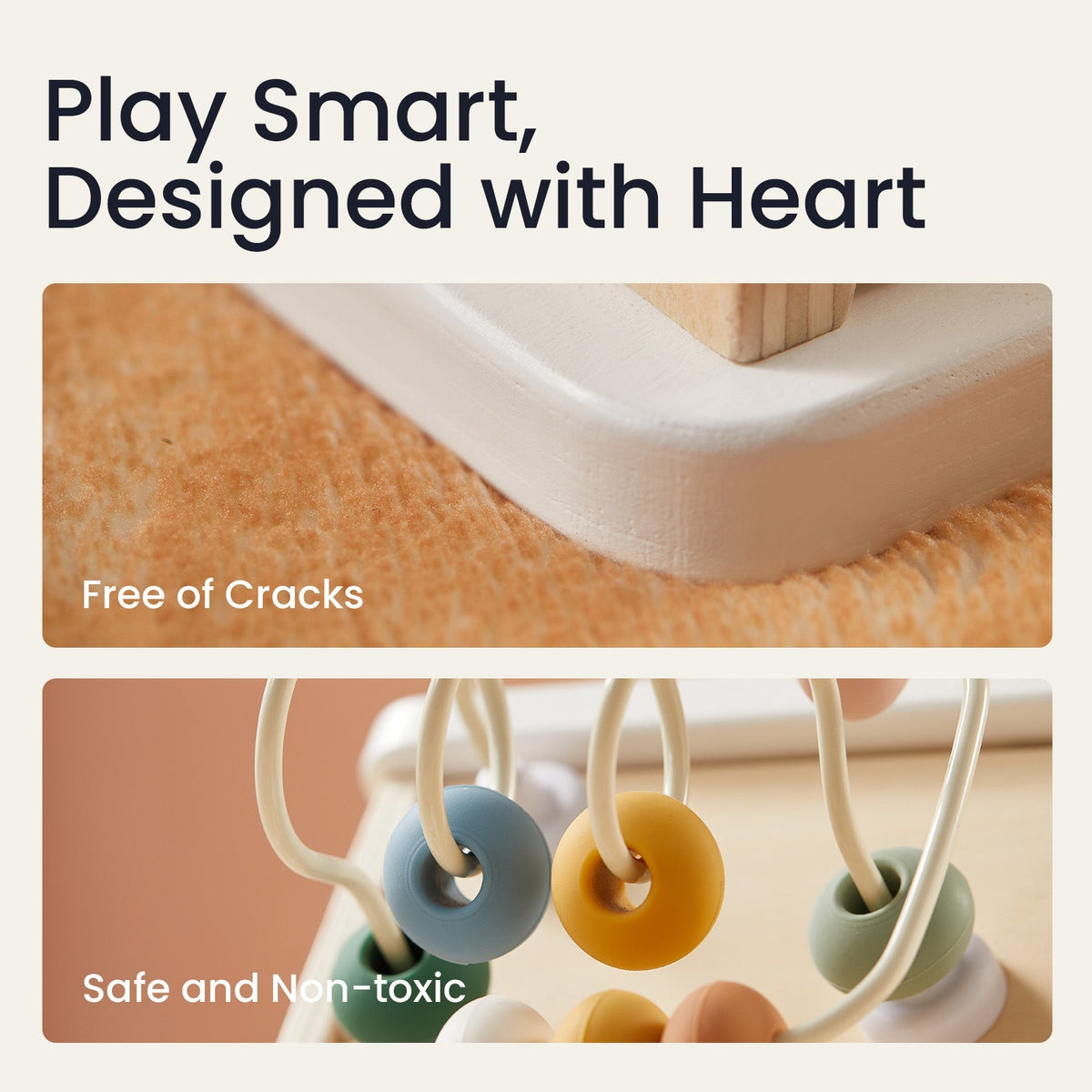 Tiny Land® Cottage Activity Cube - Morandi - The Baby Penguin