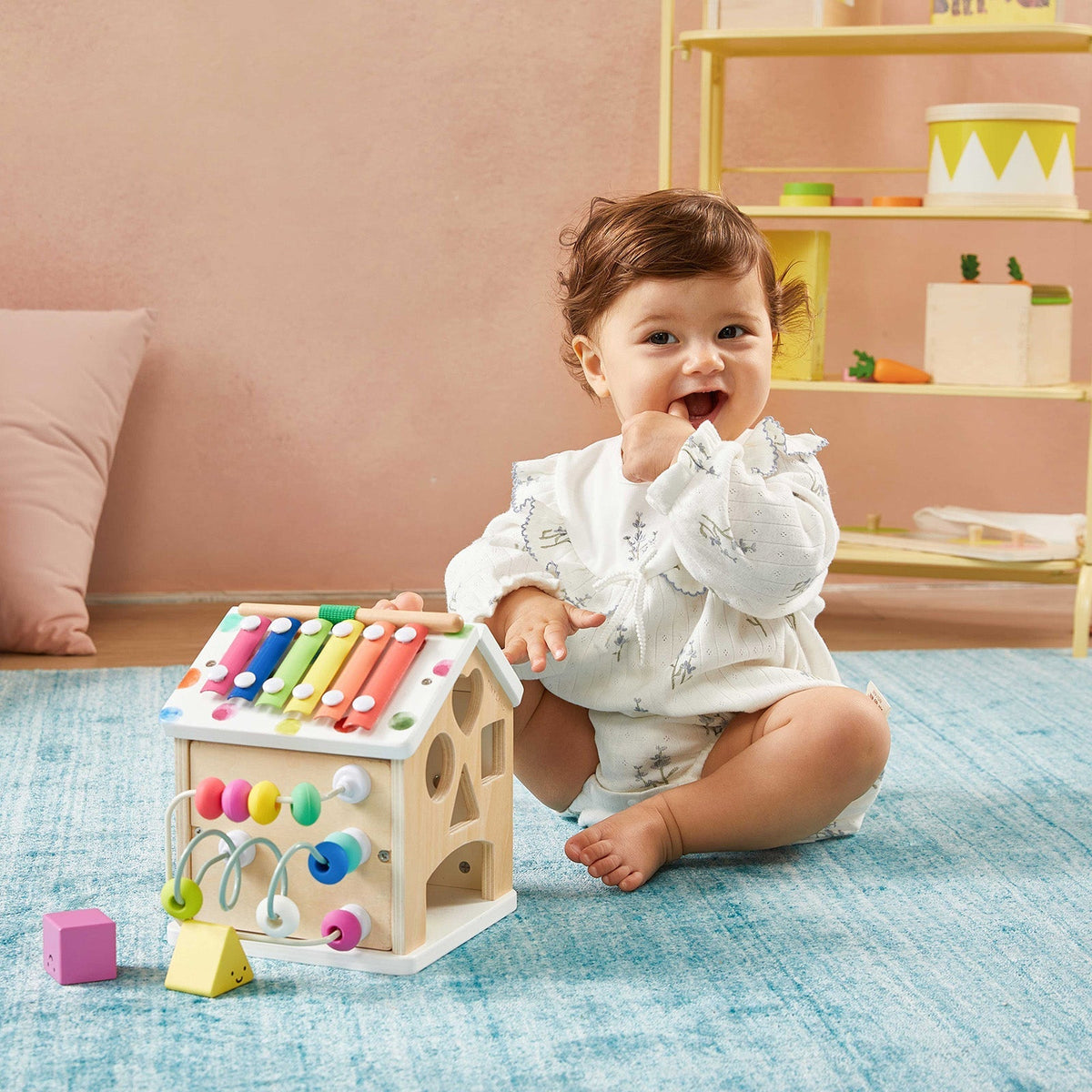 Tiny Land® Cottage Activity Cube - Rainbow - The Baby Penguin