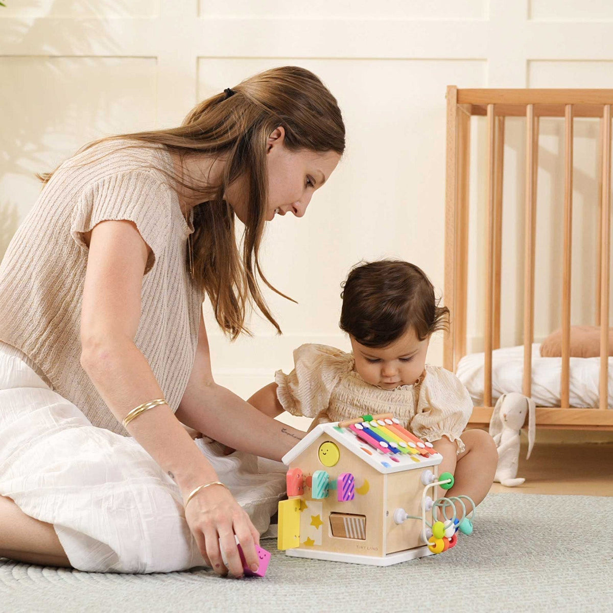 Tiny Land® Cottage Activity Cube - Rainbow - The Baby Penguin