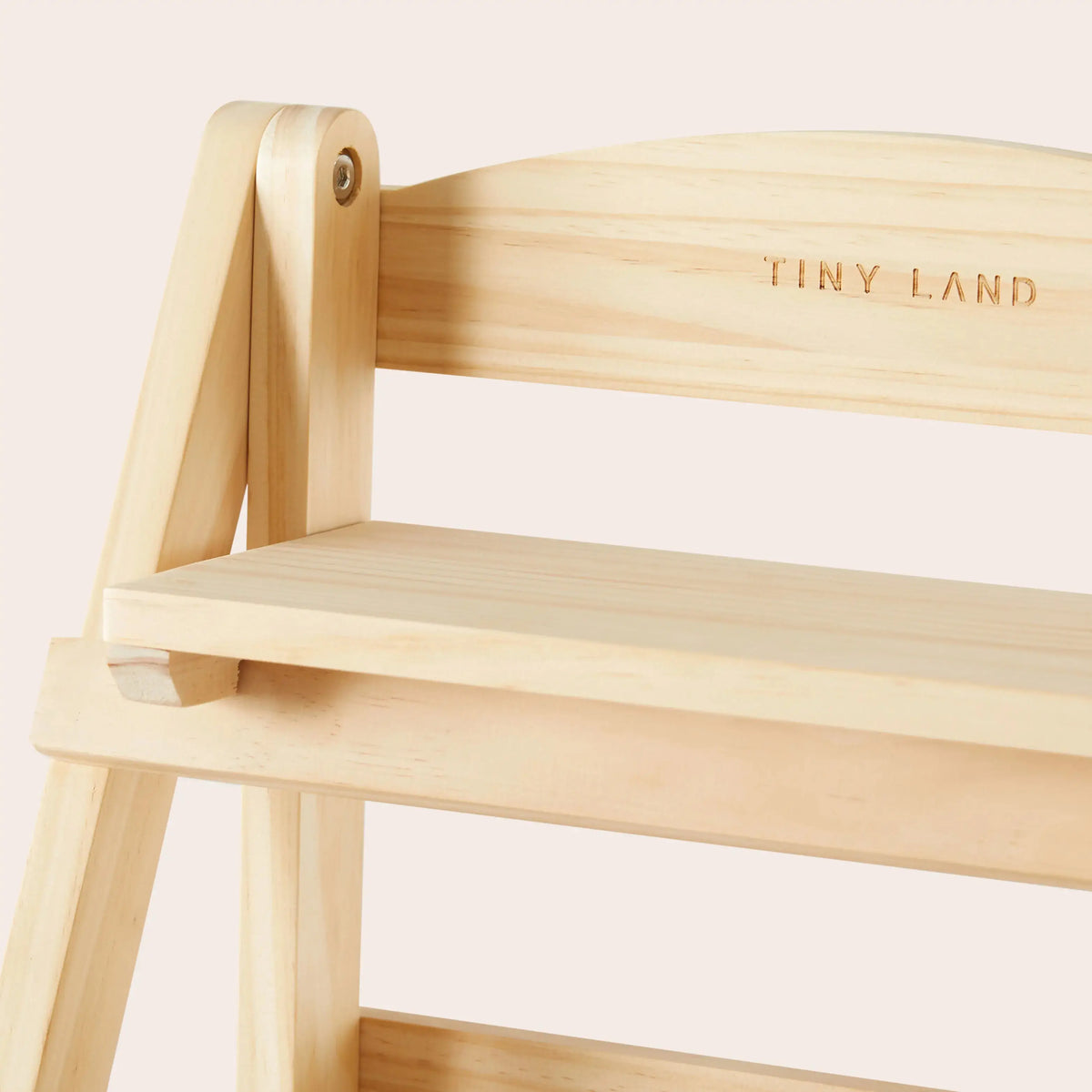 Tiny Land® Play Kitchen Accessories – Play Kitchen Food Storage: Versatile Wooden Rack for Play Food | rack | The Baby Penguin