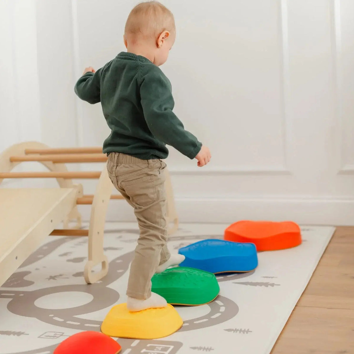 Tiny Land® Stepping Stones - Rainbow Color | stepping stones | The Baby Penguin