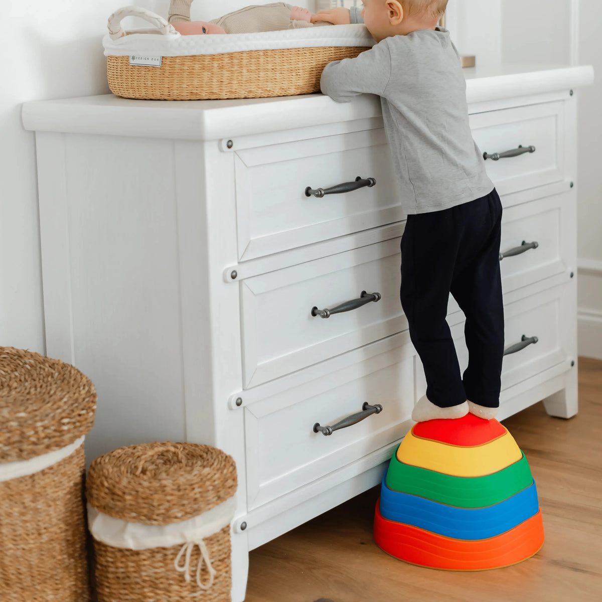 Tiny Land® Stepping Stones - Rainbow Color | stepping stones | The Baby Penguin