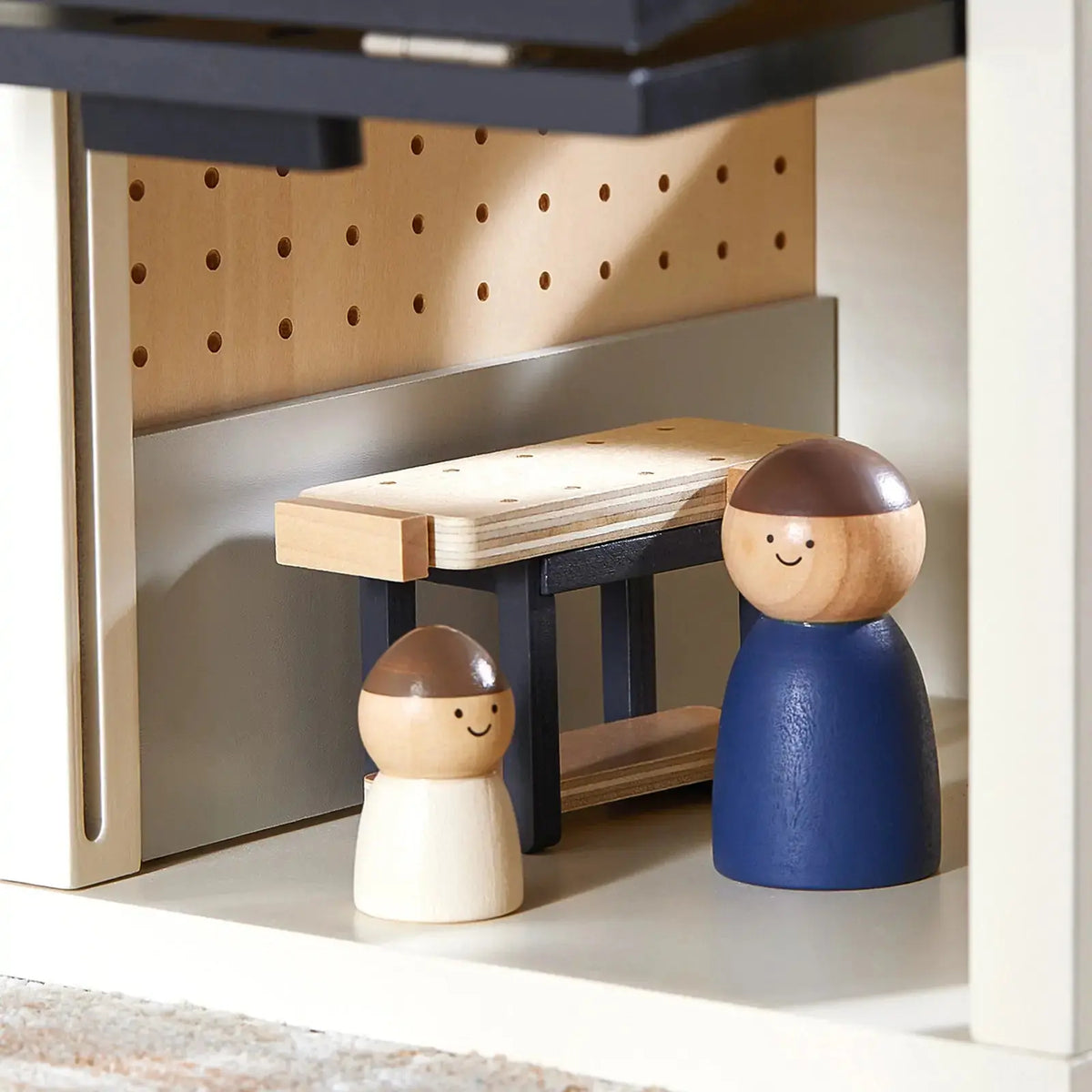 Tiny Land® Wooden Dollhouse - Garage | | The Baby Penguin