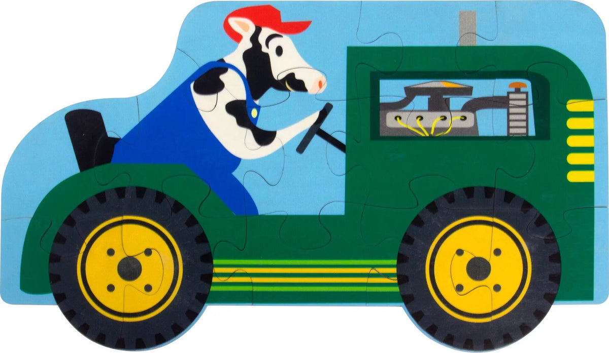 Tractor Jigsaw Puzzle | Sustainable Toy | USA Made
