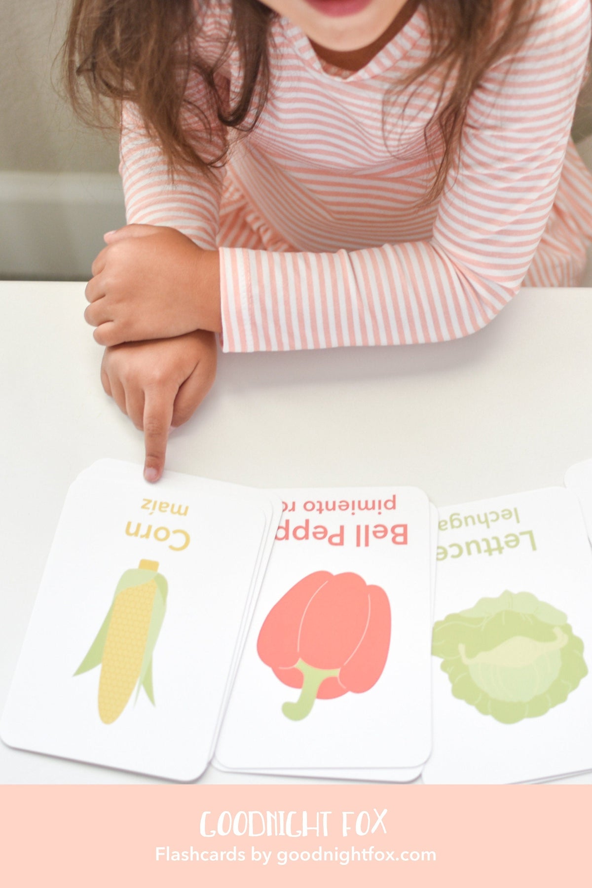 Vegetable Flashcards - The Baby Penguin