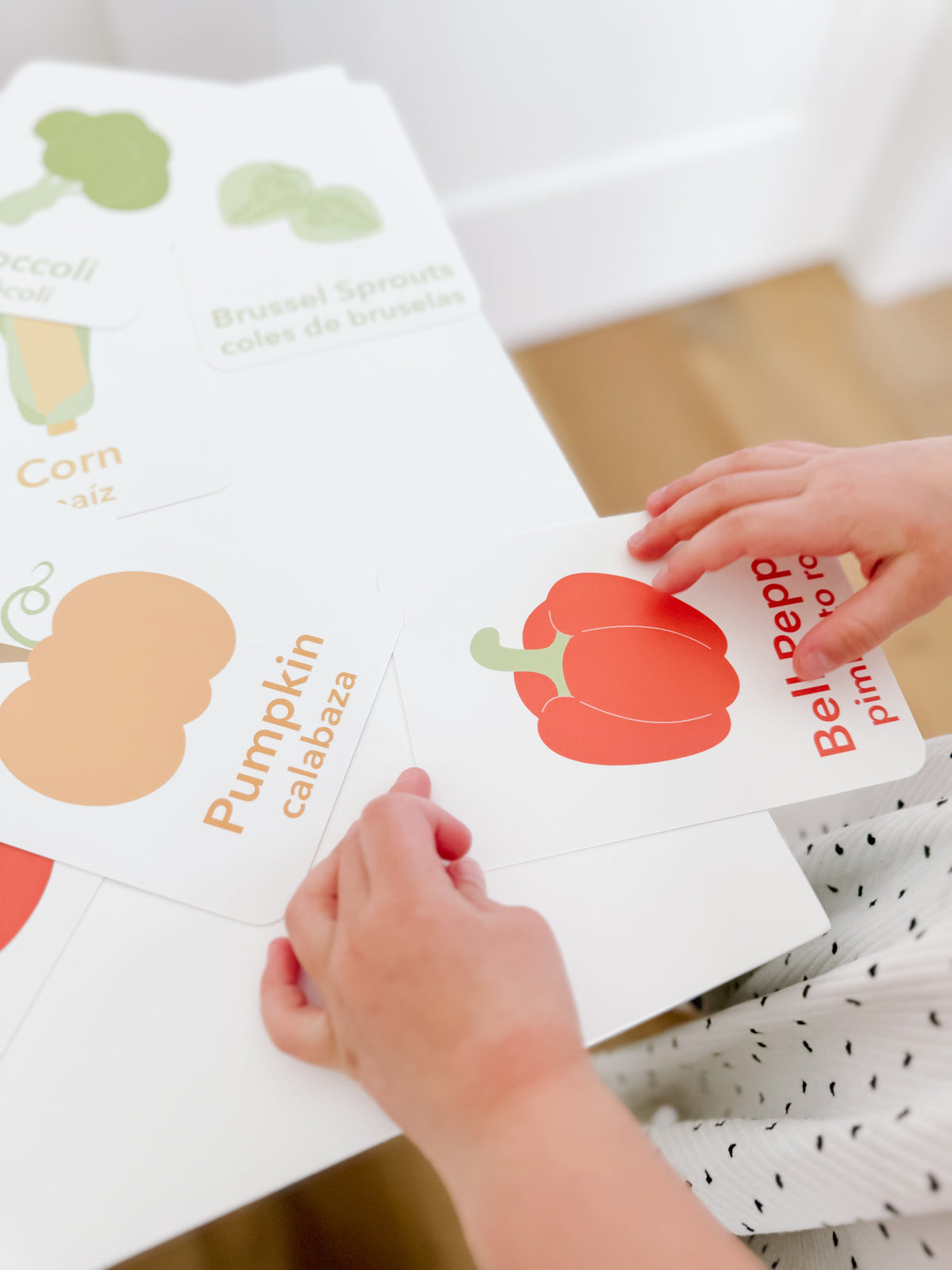 Vegetable Flashcards - The Baby Penguin