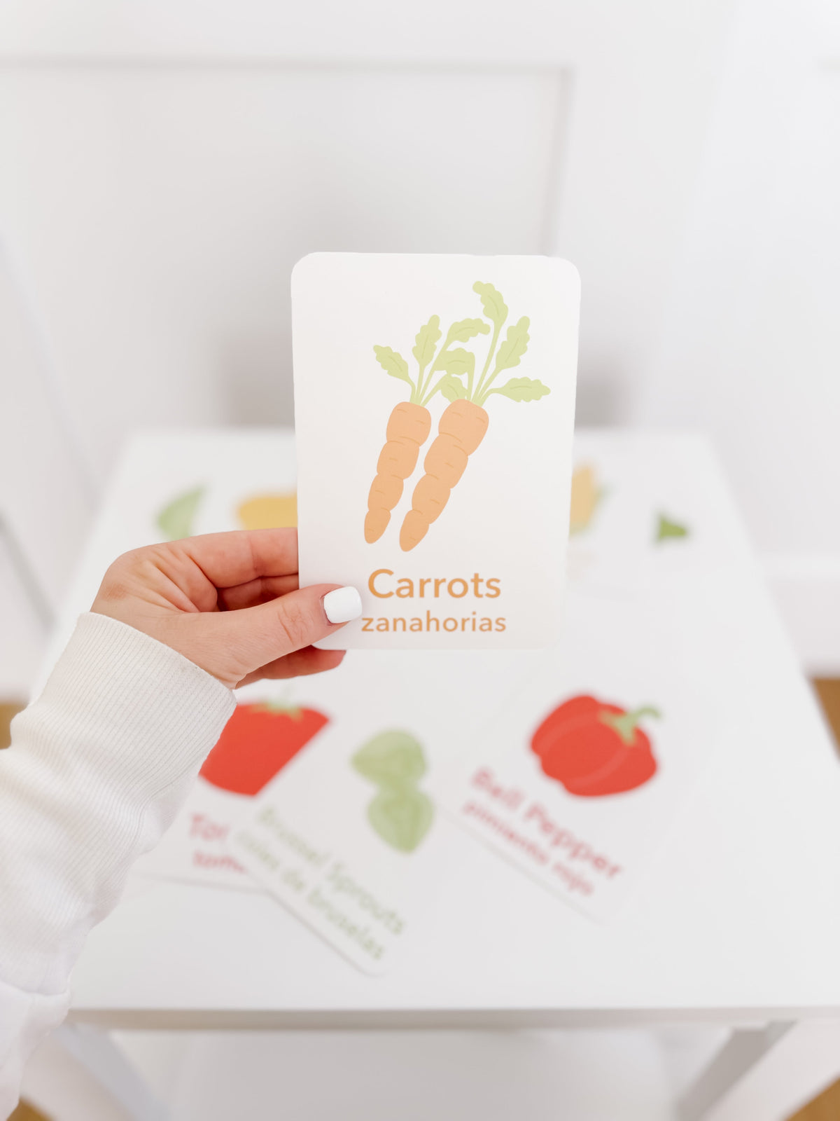 Vegetable Flashcards - The Baby Penguin