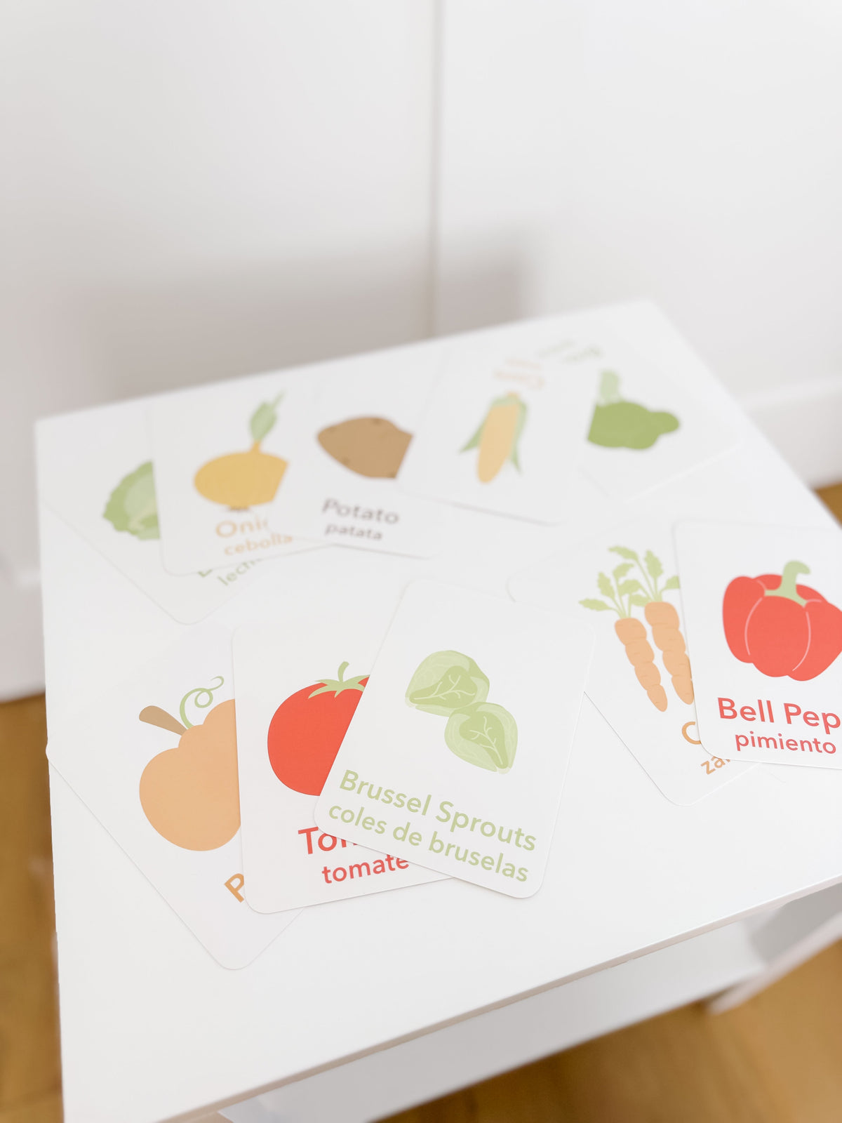 Vegetable Flashcards - The Baby Penguin