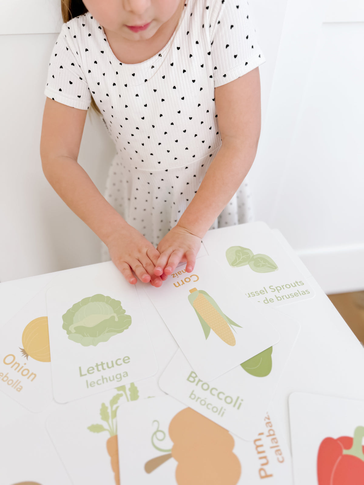 Vegetable Flashcards - The Baby Penguin