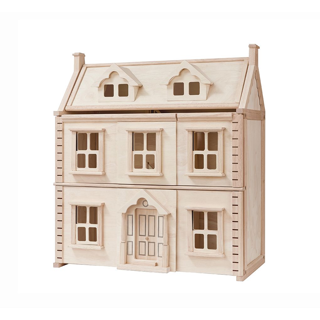 PlanToys Victorian Wooden Dollhouse, 3 Floors