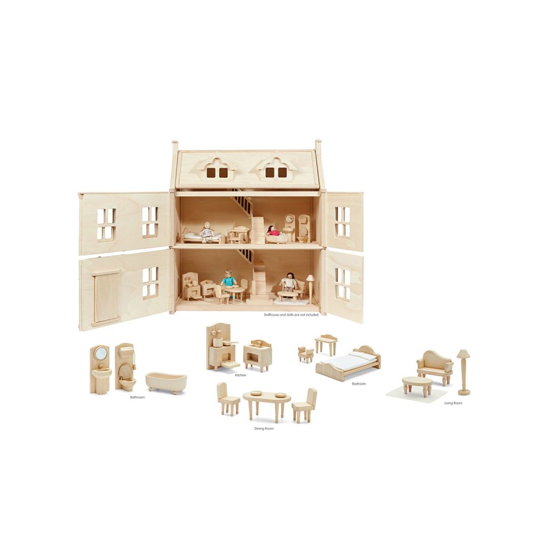 PlanToys Victorian Dollhouse Furniture Set
