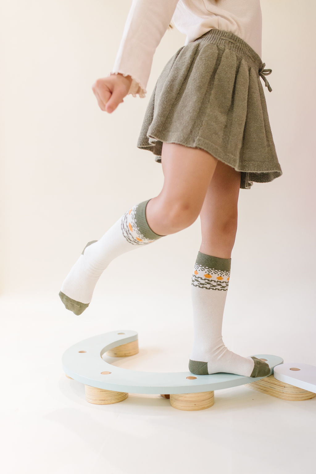 Vintage Pumpkin Knee High Sock - The Baby Penguin