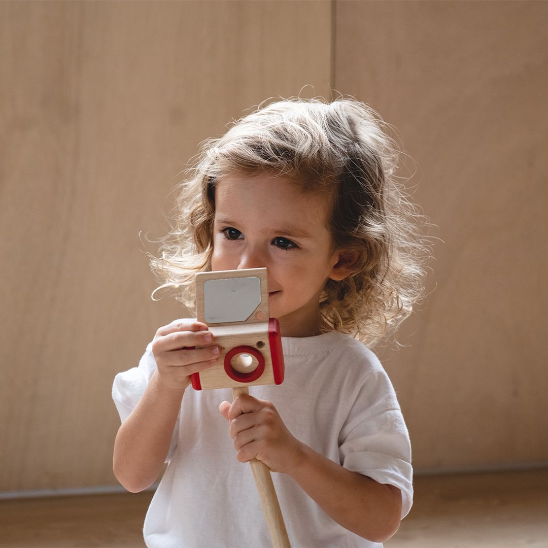 PlanToys Wooden Vlogger Pretend Camera Kit