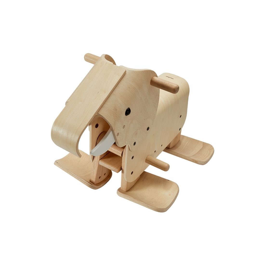 PlanToys Walking Elephant Wooden Ride-On