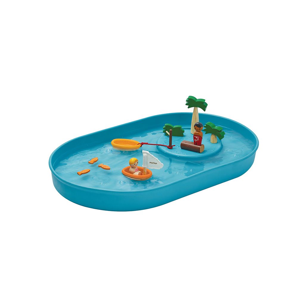 PlanToys Water Play Set with Rubber Tray