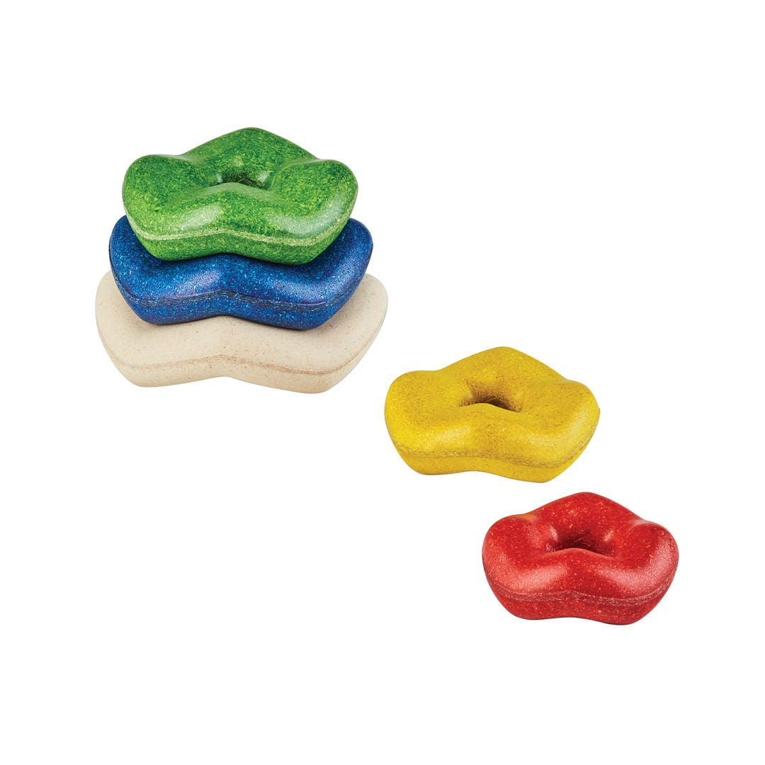 PlanToys Wooden Wave Stacker