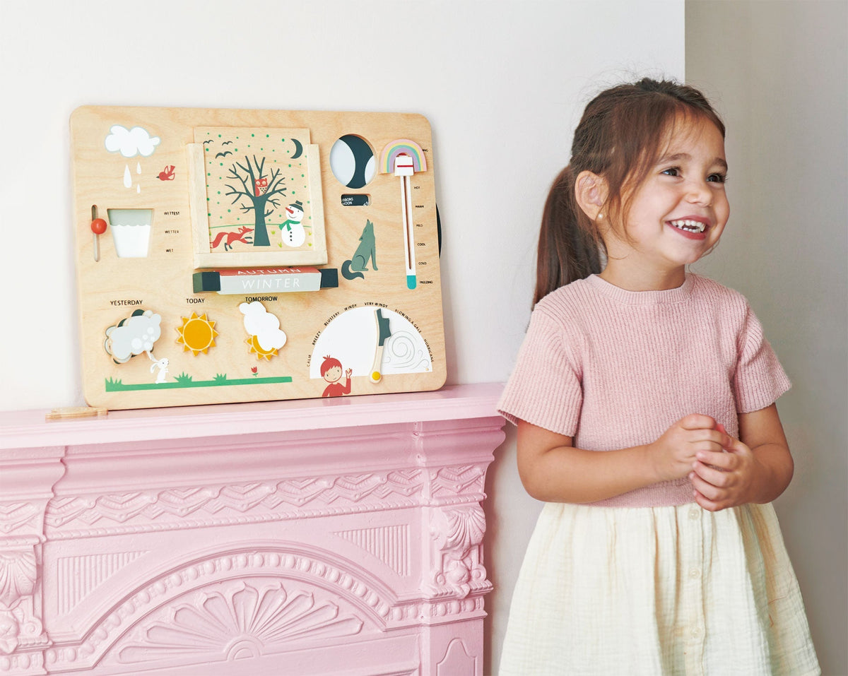 Tender Leaf Weather Watch Wooden Activity Board