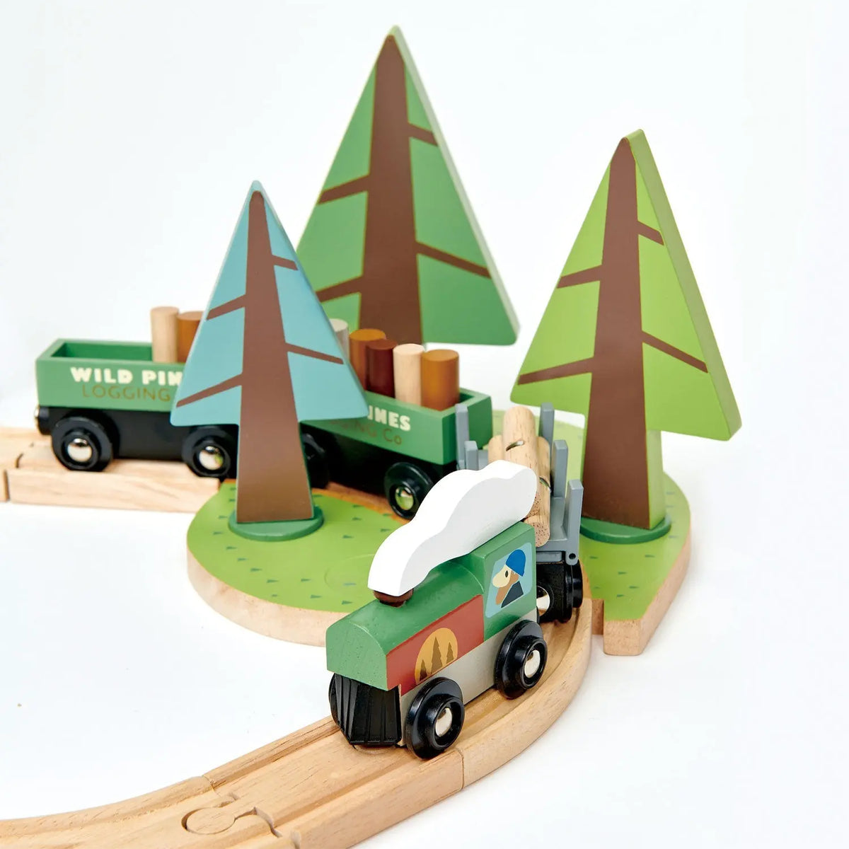 Tender Leaf Wild Pines Wooden Train Set