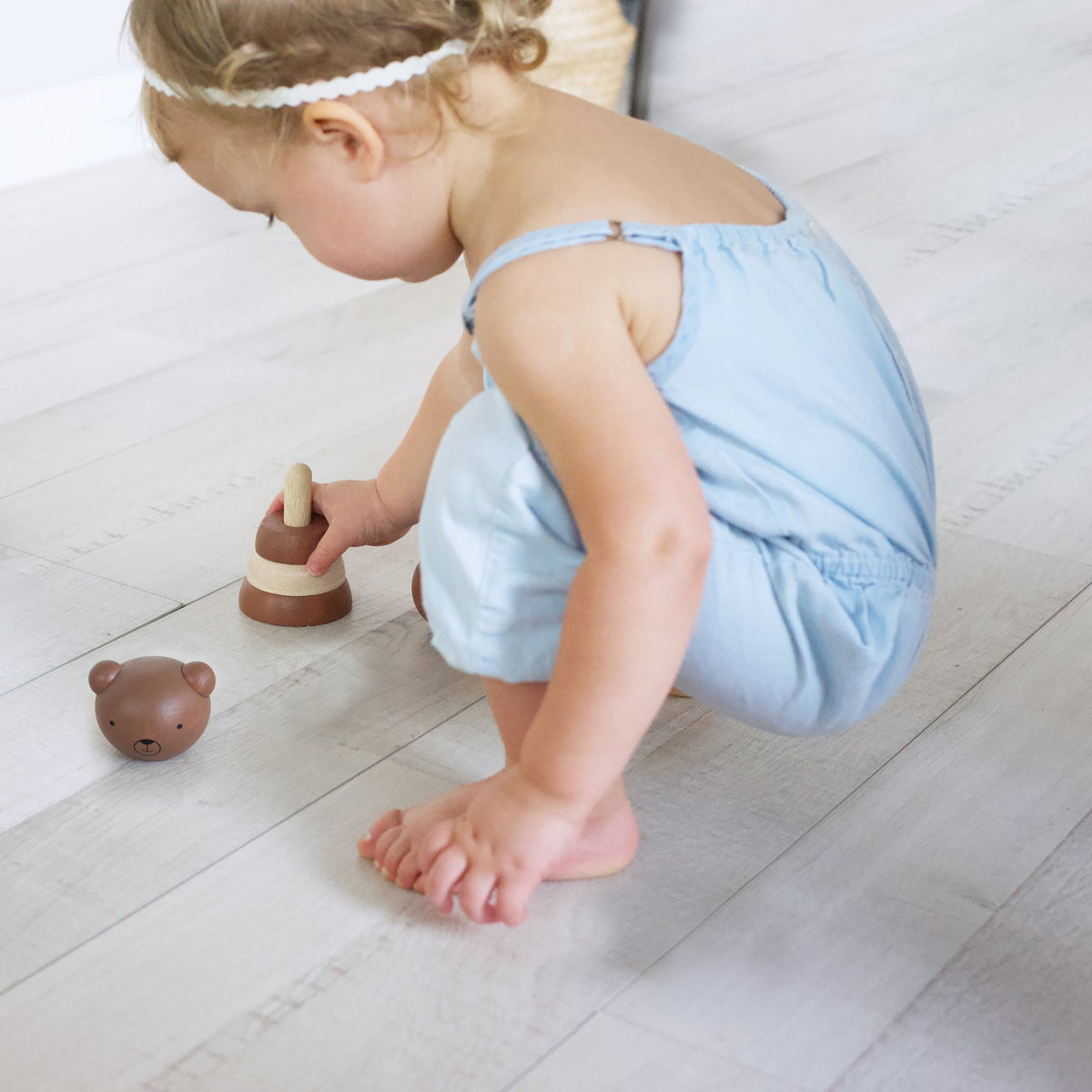 Wood Stacker - Bear - The Baby Penguin
