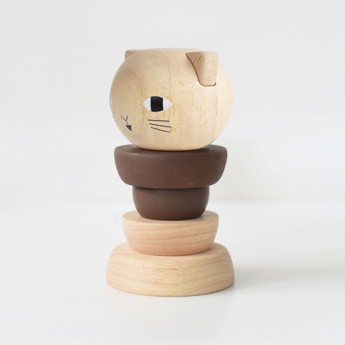 Wood Stacker - Cat - The Baby Penguin