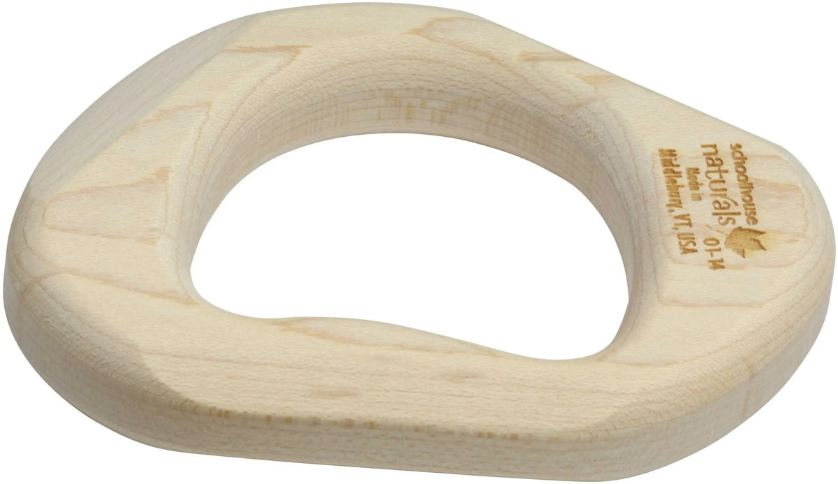 Wooden Baby Teether | Natural | Made in the USA