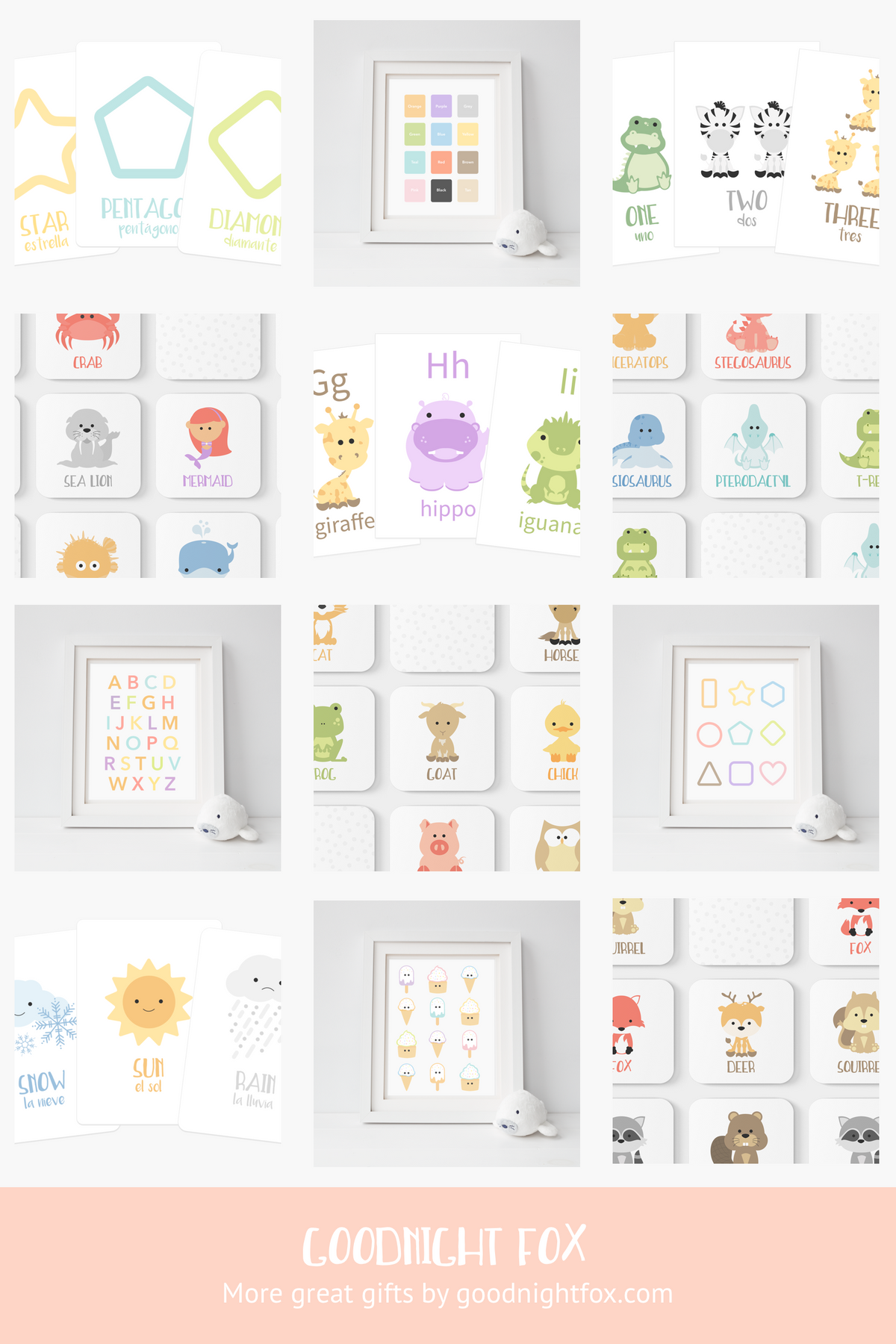 Woodland Animal Flashcards - The Baby Penguin