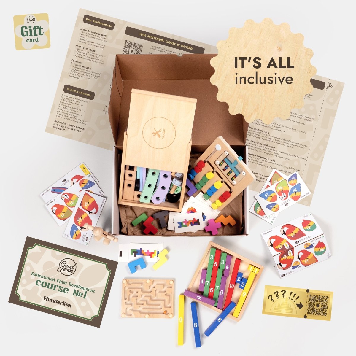 WunderBox 4-7 years old – developmental box for kids - The Baby Penguin