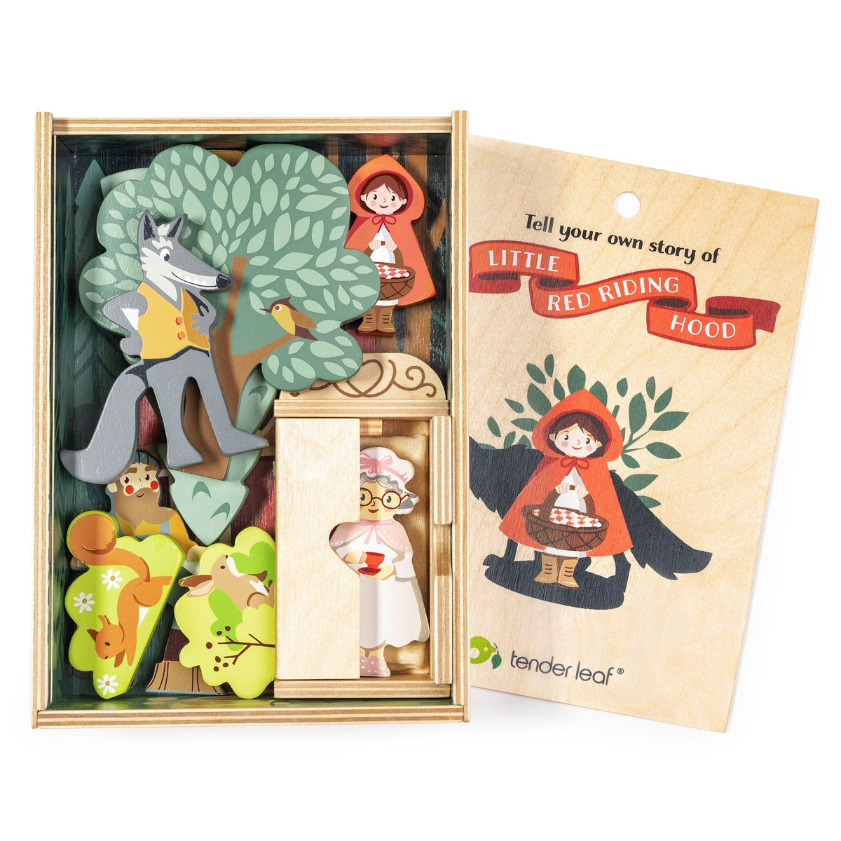 Tender Leaf Little Red Riding Hood Wooden Story Play Set
