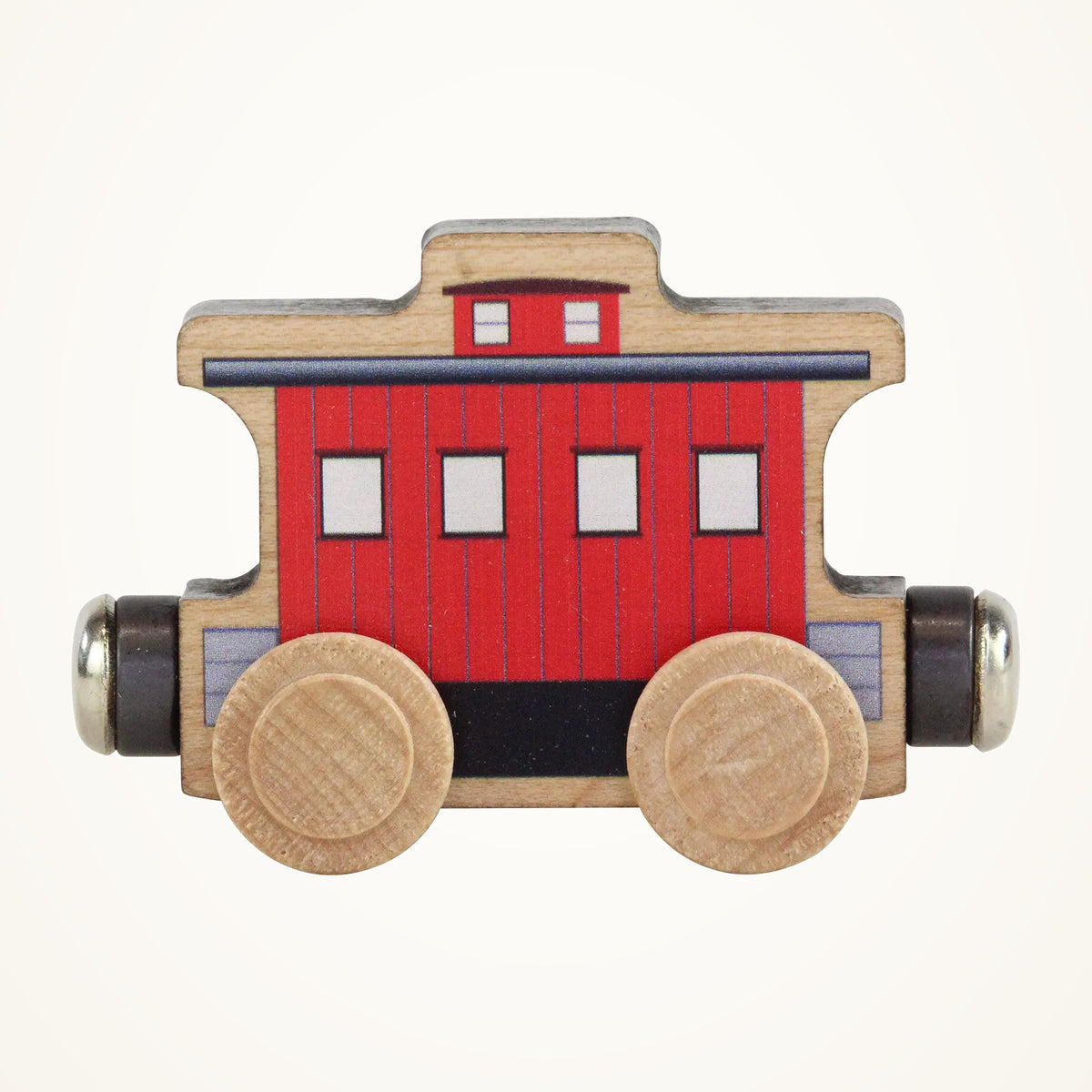Maple Landmark NameTrains Classic Caboose photographed on a warm ivory background.