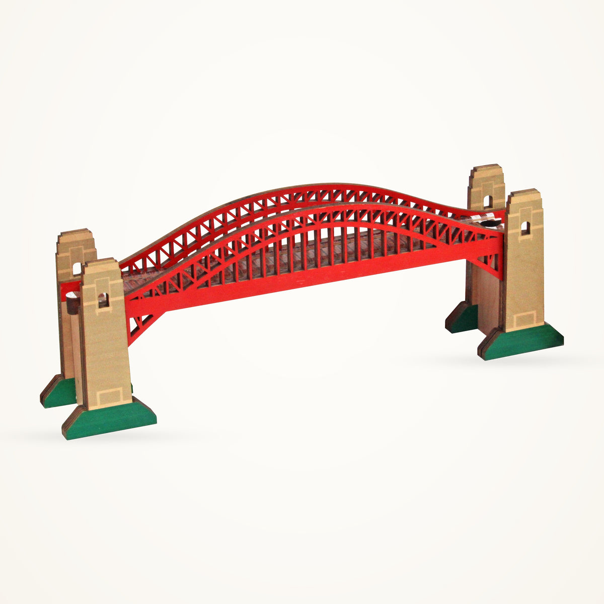 Maple Landmark Track, Hell Gate Bridge photographed on a warm ivory background.