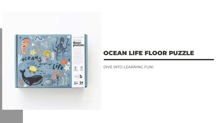 Ocean Life Floor Puzzle by@Outfy