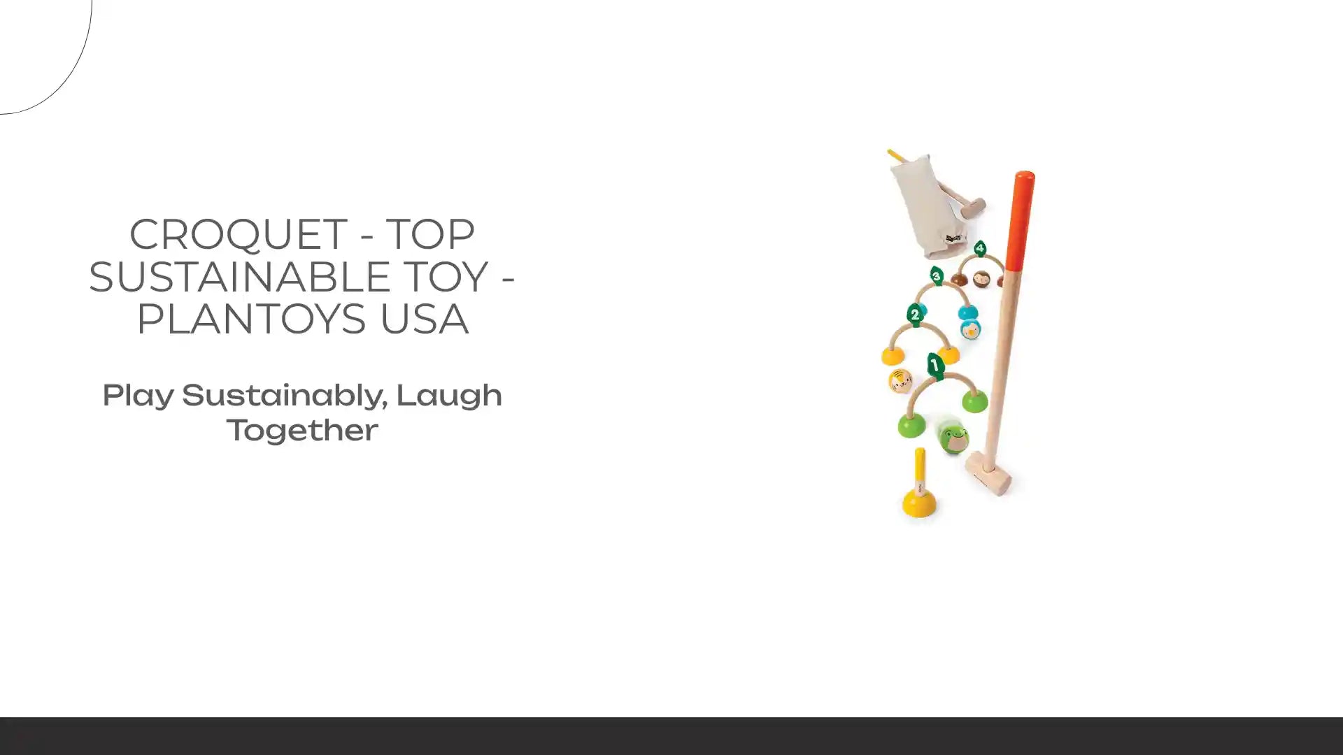 Croquet - Top Sustainable Toy - PlanToys USA by@Outfy