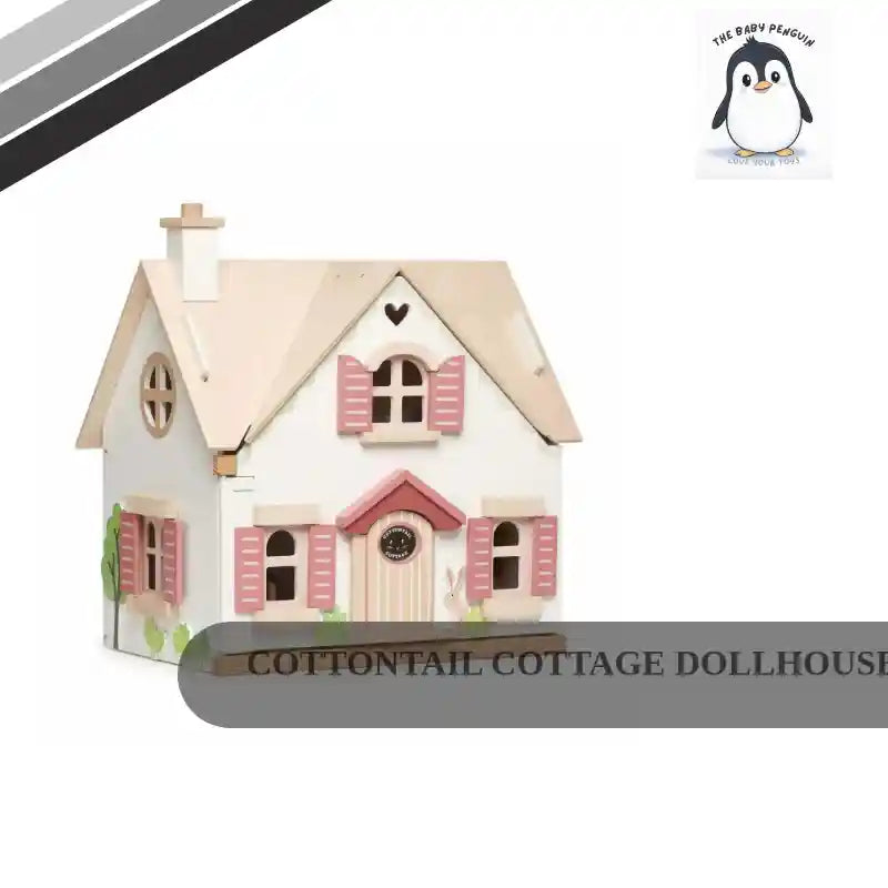 Cottontail Cottage Dollhouse with Furniture | Tender Leaf by@Outfy