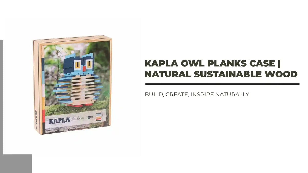 KAPLA Owl Planks Case | Natural Sustainable Wood by@Outfy