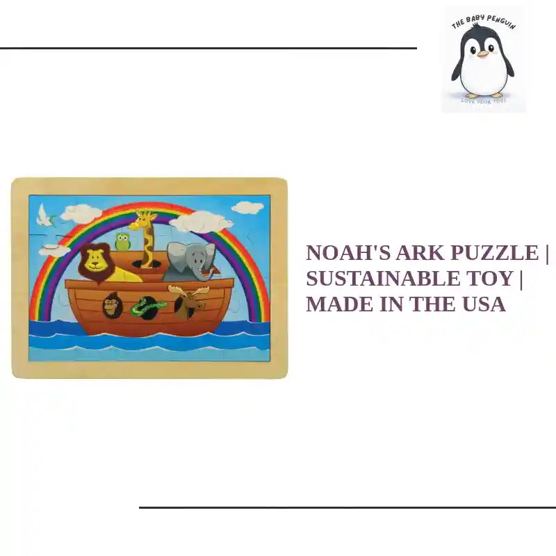Noah's Ark Puzzle | Sustainable Toy | Made in the USA by@Outfy