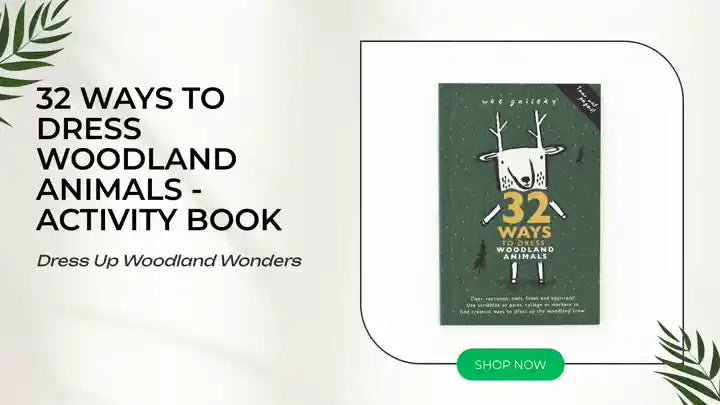 32 Ways to Dress Woodland Animals - Activity Book by@Outfy