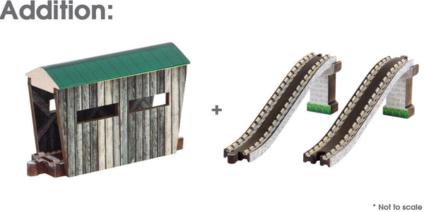 Wooden Covered Bridge | USA NameTrains | Wooden Trains - The Baby Penguin