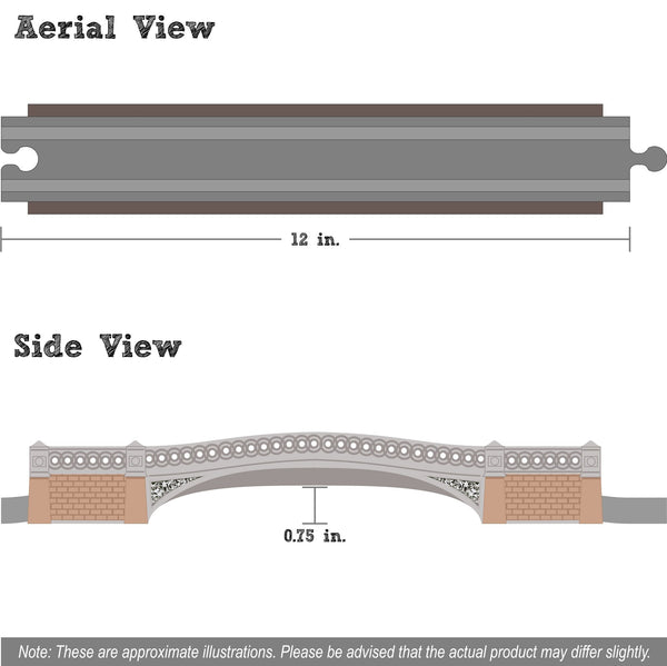 NameTrains Track Bow Bridge | Made in the USA - The Baby Penguin