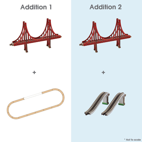 Golden Gate Bridge | NameTrains Wooden Train Bridge -  | USA - The Baby Penguin