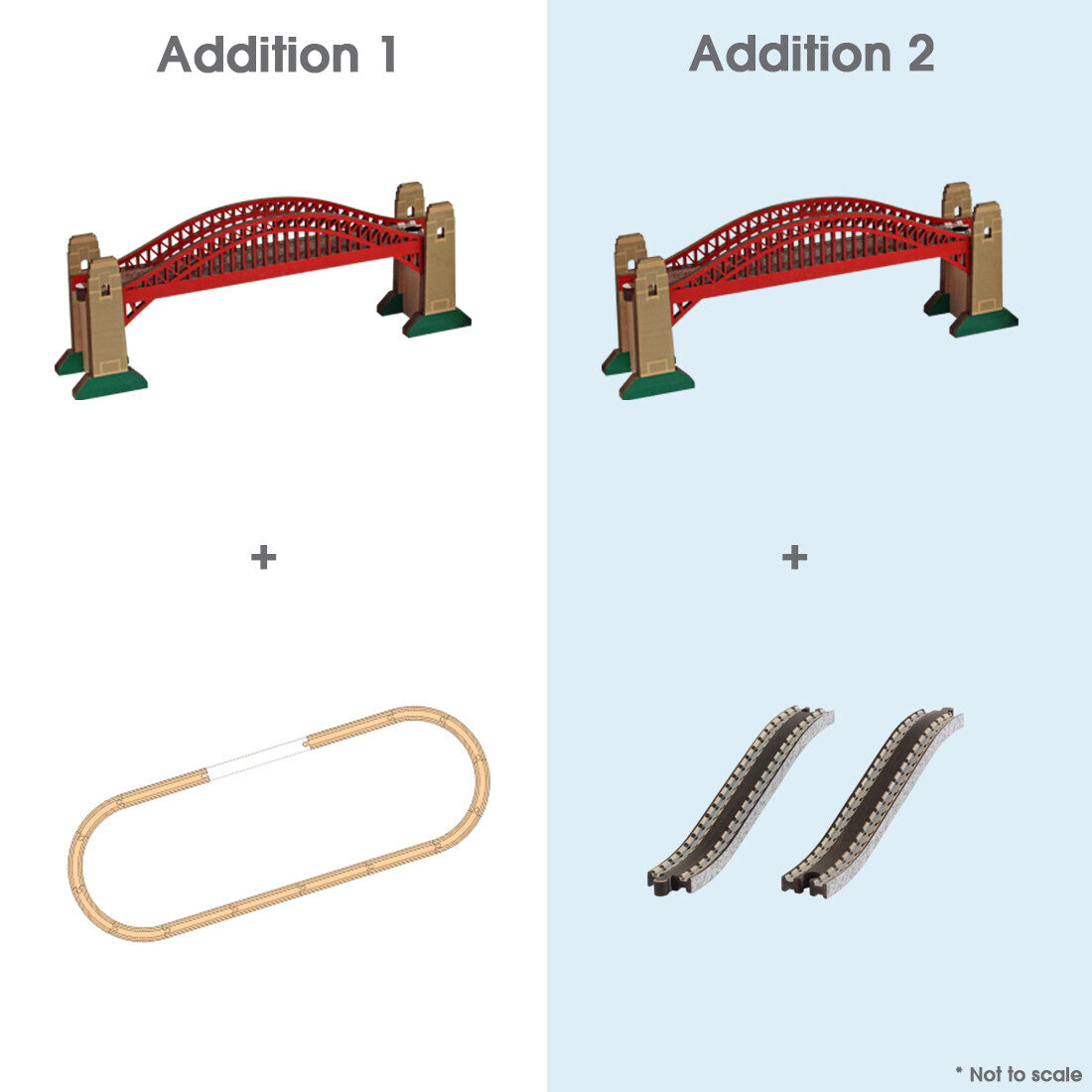 Track, Hell Gate Bridge | Wooden Train Bridge for NYC Lovers by Maple Landmark – additional product view