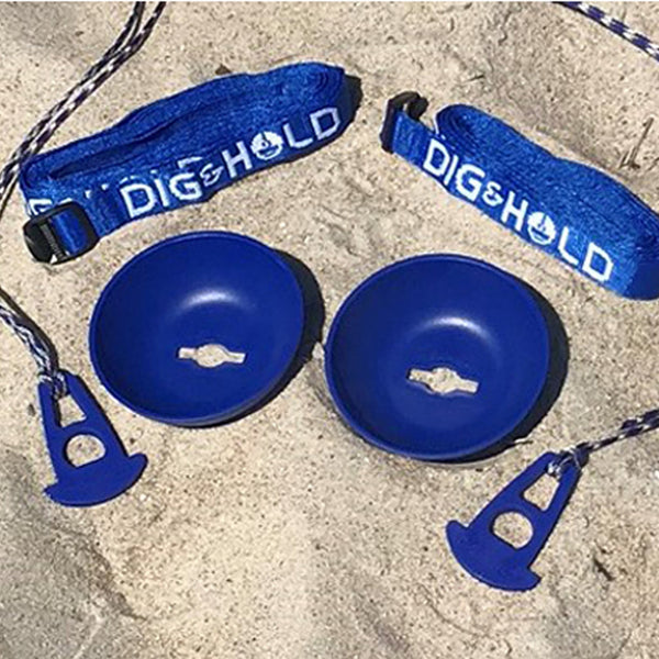 2 Pack of Dig and Hold Anchoring System for Sand and Snow - NEW PRODUCT! - The Baby Penguin
