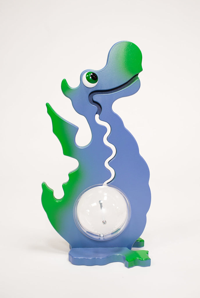 20" Green & Purple Dragon Coin Bank by Big Belly Bank - The Baby Penguin