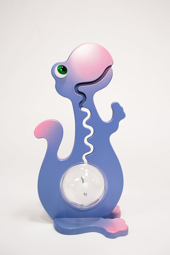 20" Purple & Pink Dinosaur Coin Bank by Big Belly Bank - The Baby Penguin