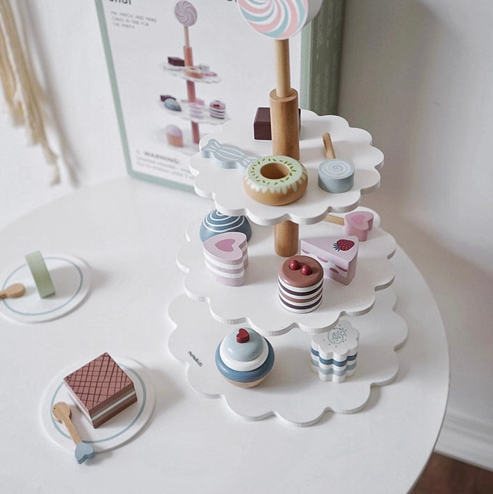 22-Piece Cake Pop Shop Wooden Bakery Playset by Green Elephant Home and Toys – alternate view 5