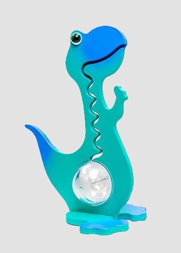 23" Aqua Dinosaur Coin Bank by Big Belly Bank - The Baby Penguin