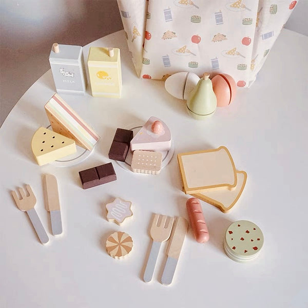 24 Pcs Wooden Picnic Pack Play Set |  | The Baby Penguin