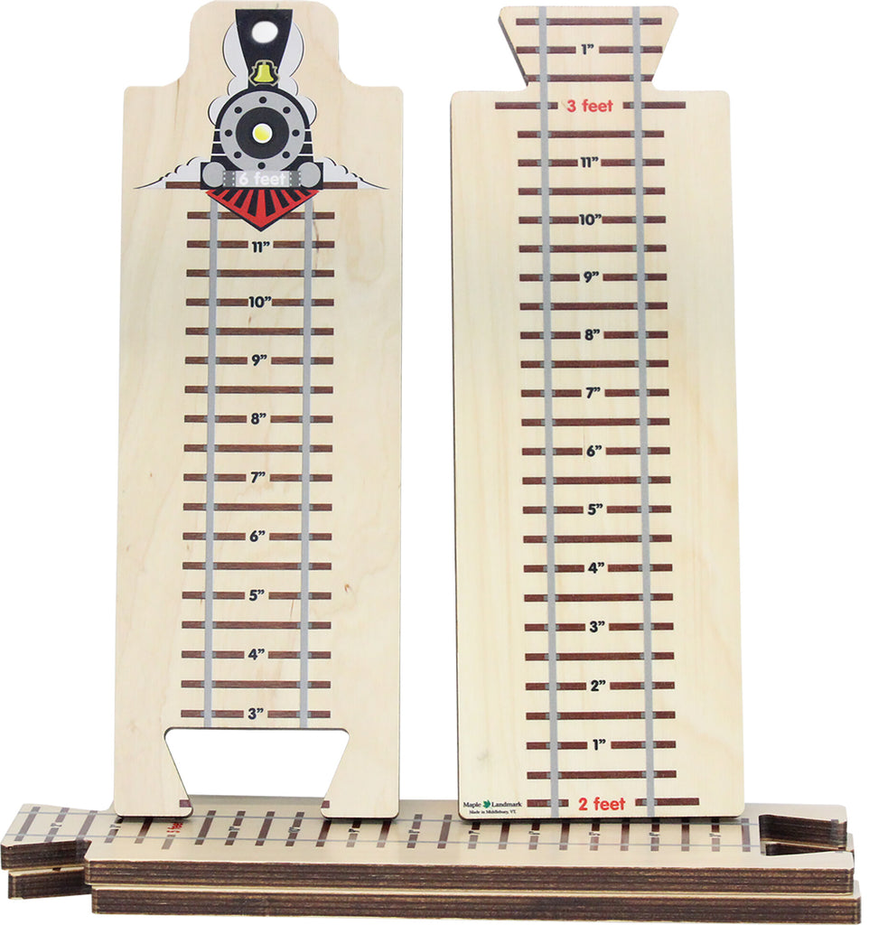 Here We Grow! Train Theme Growth Chart - The Baby Penguin