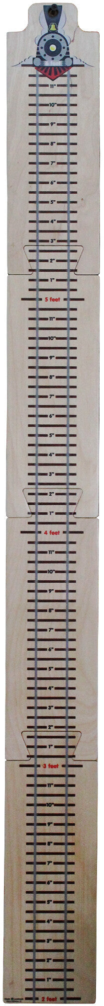 Here We Grow! Train Theme Growth Chart - The Baby Penguin