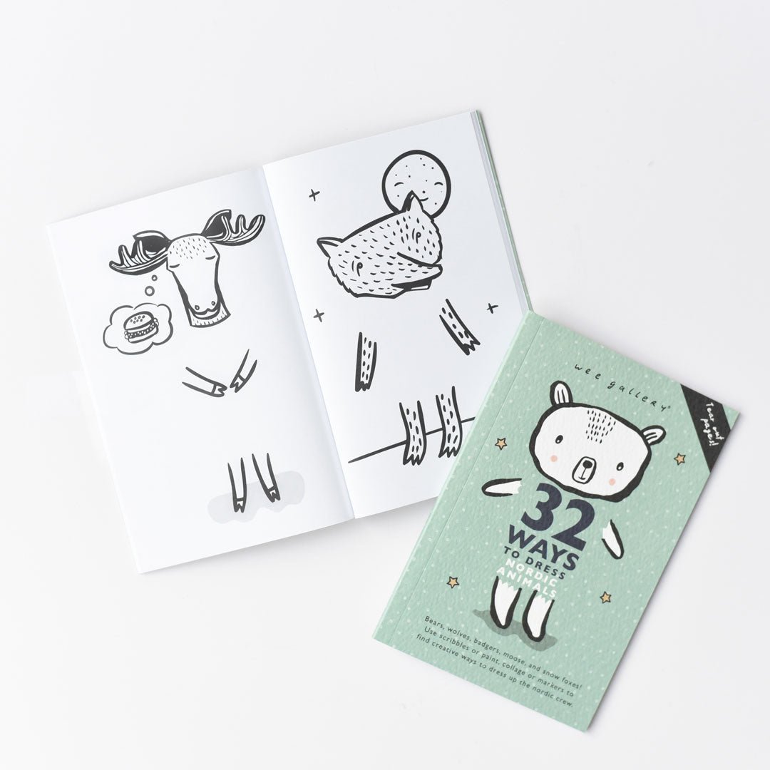 32 Ways to Dress Nordic Animals - Activity Book - The Baby Penguin